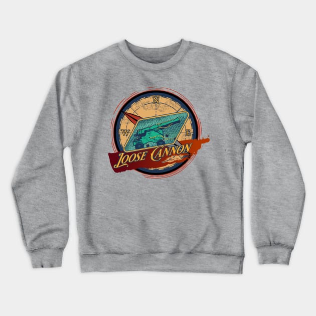 Loose Cannon Crewneck Sweatshirt by Tanzooks
